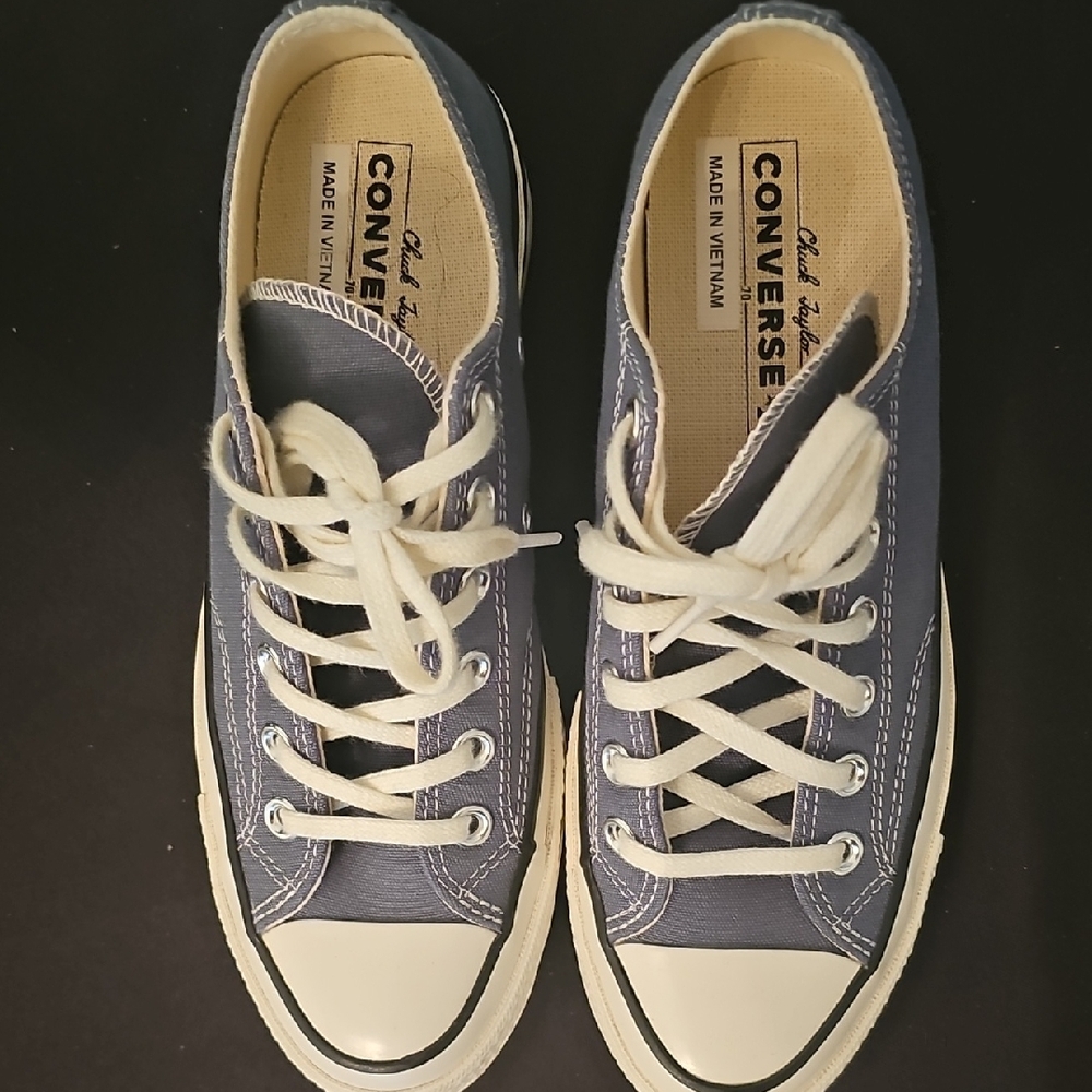 Converse Blue Canvas Sneakers